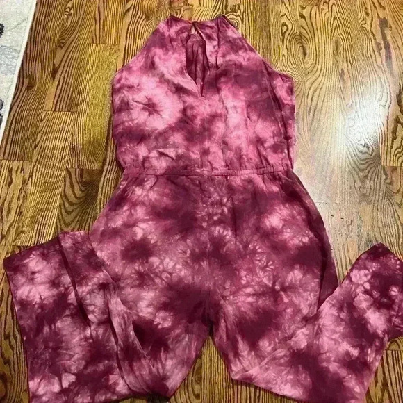 Cloth & Stone Tie Dye Romper Jumpsuit Size Medium - Picture 6 of 6
